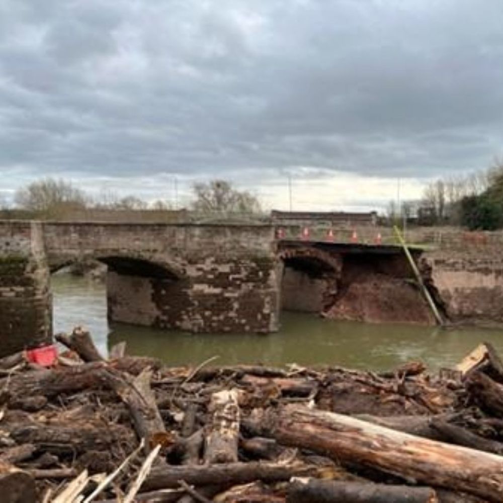 Ringway and Taylor Woodrow deploy new tech to rapidly respond to Worcestershire partial bridge collapse
